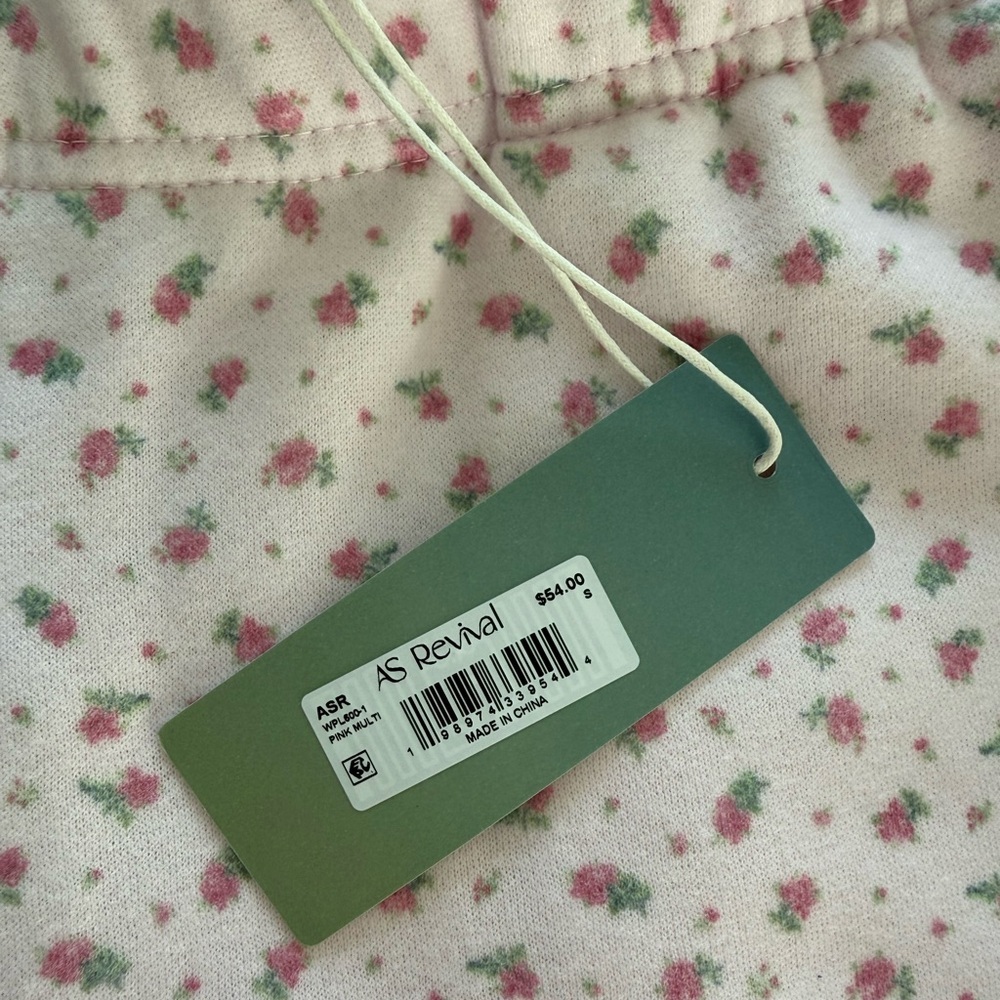Altard State Rosy Reset Floral Pink Lounge Shorts Cozy Relaxed Fit S - Picture 5 of 5